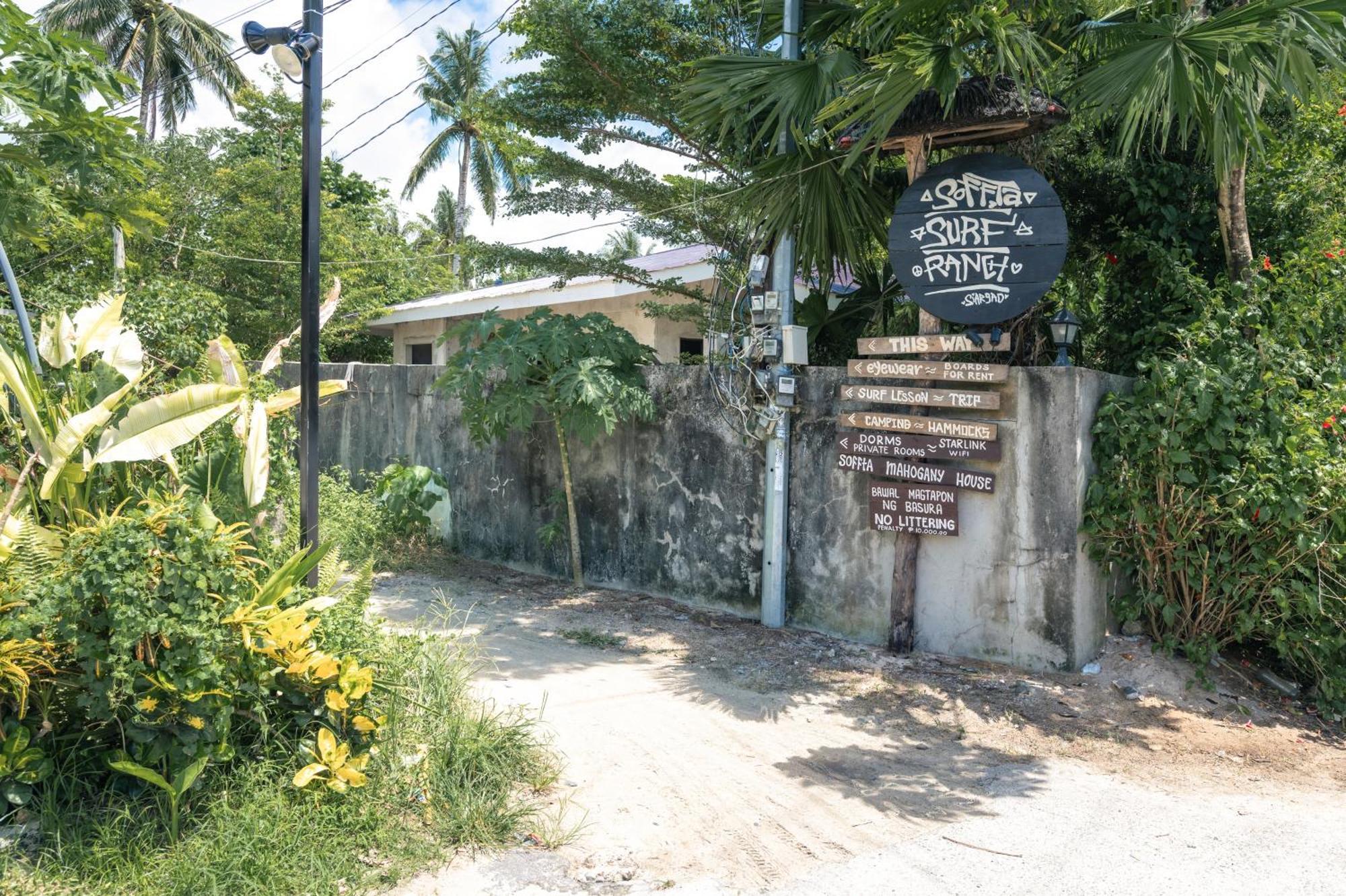 Albergue Soffta Surf Ranch General Luna  Exterior foto